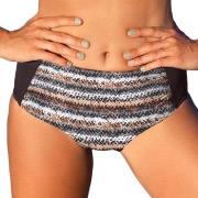 Wiki Puerto Rico Swim Midi Shape Brun mönstrad 36 Dam