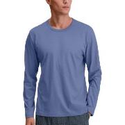 Calida Remix Basic Sleep Long Sleeve Shirt Blå bomull XX-Large Herr