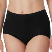 Schiesser Trosor Luxury Maxi Svart bomull 5XL Dam