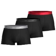 HUGO Kalsonger 3P Triplet Trunk Black/Silver bomull Medium Herr