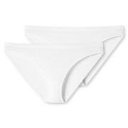 Schiesser Trosor 2P 95-5 Organic Cotton Mini Briefs Vit bomull Medium ...
