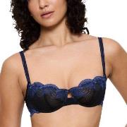 Triumph BH Comfort Glam Wired Balconette Bra Svart E 80 Dam