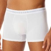 Schiesser Kalsonger 2P Cotton Flex Trunks Vit bomull Medium Herr