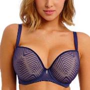 Freya BH Tailored Uw Moulded Plunge T-Shirt Bra Blå I 70 Dam