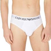 Armani Logo Brief Kalsonger Vit bomull Large Herr