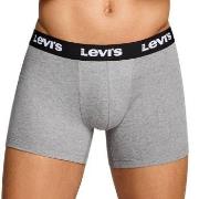 Levis Kalsonger 2P Repeat Logo Boxer Brief Grå bomull X-Large Herr