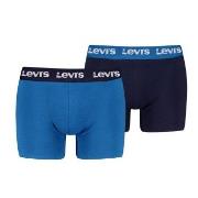 Levis Kalsonger 2P Repeat Logo Boxer Brief Marin/Blå bomull Small Herr