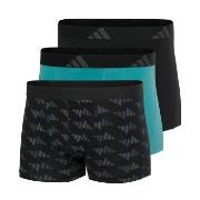 adidas Kalsonger 3P Active Flex Cotton Trunk Grå/Svart bomull Medium H...