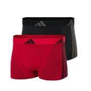 adidas Kalsonger 2P Active Micro Stretch Seamless Trunks Svart/Röd X-L...