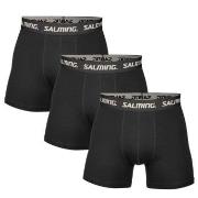 Salming Kalsonger 3P Cotton Boxers With Logo Svart bomull XX-Large Her...