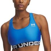 Under Armour BH Mid Branded Sport Bra Blå polyester Large Dam
