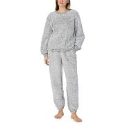 DKNY Chill In Style Top Jogger Set Grå polyester Medium Dam