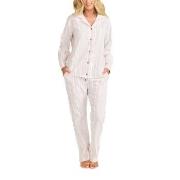 Damella Cotton Flannel Pyjamas Flerfärgad bomull Large Dam