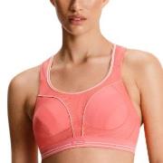 Shock Absorber BH Ultimate Run Bra Rosa/Vit polyamid E 75 Dam
