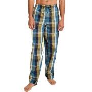 Jockey Loungewear Pant Woven Blå/Gul bomull Medium Herr