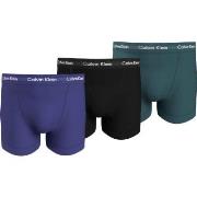 Calvin Klein Kalsonger 9P Cotton Stretch Trunks Lila/Turkos bomull Med...