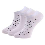 Trofe Cotton Dot Sneaker Socks Strumpor 6P Vit Strl 35/38 Dam