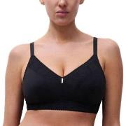 Chantelle BH EasyFeel Wirefree Support Bra Svart nylon C 85 Dam