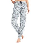 Calida Favourites Tiles Pyjama Trousers Vit/Blå bomull X-Small Dam