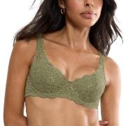 Triumph BH Amourette Wired Bra With Lace Oliv F 80 Dam