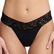 Hanky Panky Trosor 3P Supima Cotton Original Rise Thong Svart One Size...
