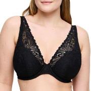 PrimaDonna BH Rupi Half Padded Plunge Bra Svart F 75 Dam
