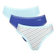 Sloggi Trosor 3P GO Crush High Leg Briefs Blå Mönstrad bomull X-Small ...