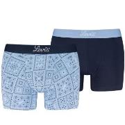 Levis Kalsonger 2P Boxer Briefs Cotton Patterned Marin/Blå bomull Larg...