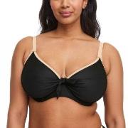 Swegmark Bahamas Bikini Underwire Bra Svart m Beige B 95 Dam