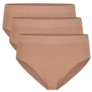 Bamboo basics Trosor 3P Belle Seamless Full Brief Ljusbrun Large Dam