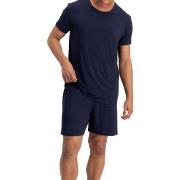 Bamboo Basics Nolan PJ Set Navy viskos Small Herr