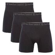 Bamboo basics Kalsonger 3P Rico Boxers Svart Small Herr