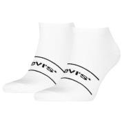 Levis Strumpor 2P Organic Cotton Ankle Sock Vit/Svart Strl 35/38