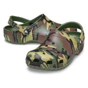 Crocs Classic Camo Clog Unisex Militärgrön US M5/W7 (EU 37-38)