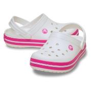 Crocs Crocband Clog Kids Rosa/Vit US J4 (EU 36-37) Barn