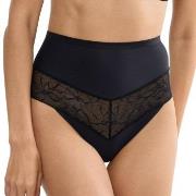 Triumph Trosor Comfort Contour Highwaist String Svart Large Dam