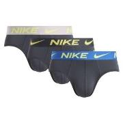Nike Kalsonger 3P Dri-Fit Essential Micro Hip Brief Antracit polyester...
