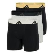 adidas Kalsonger 3P Active Flex Cotton Boxer Brief Grå/Svart bomull X-...