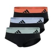 adidas Kalsonger 3P Active Flex Cotton Brief Svart/Orange bomull X-Lar...