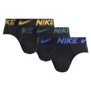 Nike Kalsonger 6P Dri-Fit Essential Micro Hip Brief Svart/Grön polyest...