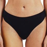 Bread and Boxers Cotton Thong Trosor 2P Svart ekologisk bomull Large D...