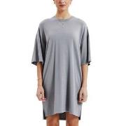 Bread and Boxers T-Shirt Dress Grå viskos X-Small Dam