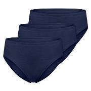 Schiesser Trosor 3P Essentials Cotton Briefs Mörkblå bomull 36 Dam