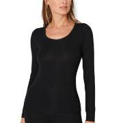 Schiesser Personal Fit Long Sleeve Shirt Svart X-Large Dam