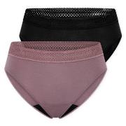 Schiesser Trosor 2P Care Rio Period Pants Flerfärgad bomull 36 Dam