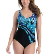 Anita Luella Swimsuit Svart/Blå E 40 Dam