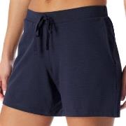 Schiesser Women Mix and Relax Cotton Shorts Mörkblå bomull 40 Dam