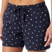 Schiesser Women Mix and Relax Cotton Shorts Vit/Marin bomull 40 Dam