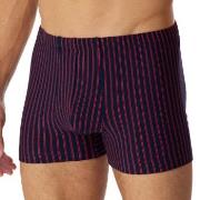 Schiesser Kalsonger Organic Cotton Boxershort Röd/Blå bomull Medium He...