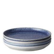 Denby - Studio Tallrik 21 cm 4-pack Blå